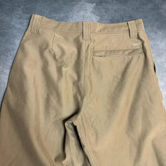 Columbia GRT Mens Pants Size 32 Cargo Hiking Trail Polyester Khaki Olive-Tan - Picture 13 of 15